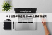 18年世界杯预选赛（2018世界杯预选赛分组）