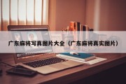 广东麻将写真图片大全（广东麻将真实图片）