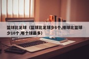 篮球比足球（篮球比足球少8个,排球比篮球少10个,哪个球最多）