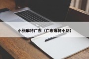 小张麻将广东（广东麻将小胡）