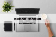 亲朋世界杯（世界杯拜拜）